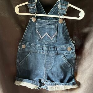Wrangler Blue Denim Kids Overalls